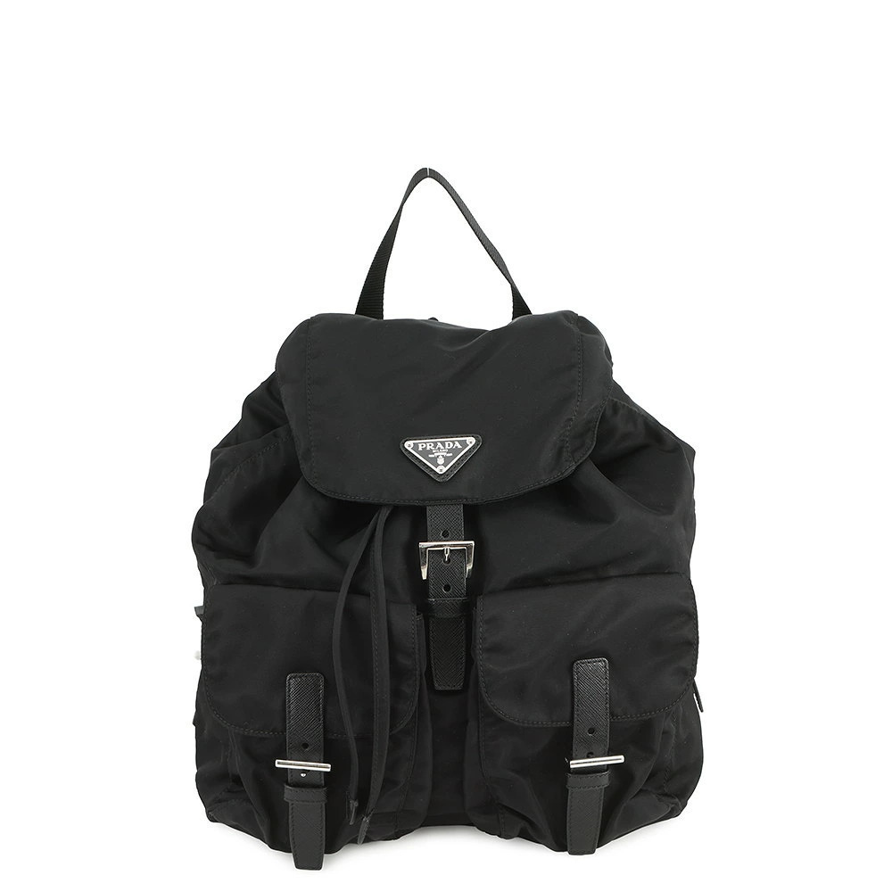Prada Backpack Leather Black Bag